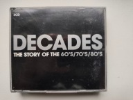DECADES THE STORY OF THE 60'S / 70'S / 80'S Various Artists 3CD