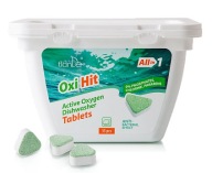 Tabletki z aktywnym tlenem do zmywarek bez fosforanów chloru parabenów