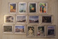 MALARSTWO - MALARZE ŚWIATA 10 FRANKÓW 2007 - 2009 KONGO 13 SZTUK