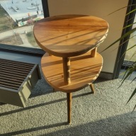 Stolik - kwietnik lite drewno