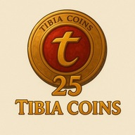 25 Tibia Coins Wszystkie Serwery!