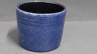 Ceramiczna osłonka doniczki kobalt design