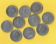 WŁOCHY 1 Lir 1942 r. magnetyczna