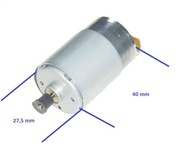 Silnik komutatorowy QK1-8964 24 V DC używany z gwarancją. 3-11-5
