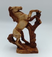 Koń - śliczna włoska figurka 17cm - sygnowana - vinatge lata 50-te XXw