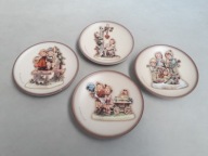 TALERZYKI KOLEKCJONERSKIE - GOEBEL, HUMMEL 4-SZT