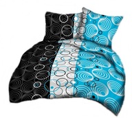 Pościel kora lux 160x220 + 2x50x60 guzik K 302-2 Lukas turkus