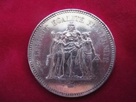 50 franków - 1979- Herkules - srebro - Gratis dostawa