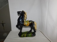 STARA PORCELANOWA DUŻA FIGURKA KOŃ