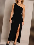 Nowa sukienka czarna Maxi na jedno roz.M/L