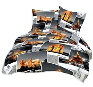 Pościel kora lux 220x240 + 2x50x60 + 1x40x40 zamek K 254 Paryż