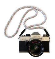 Pasek do aparatu bawełna pastelowy