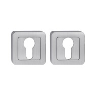 Klamka wewnętrzna Metal-Bud Szyld kwadratowy, Szyld z otworem na wkładkę