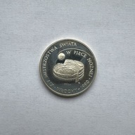 POLSKA 1000 ZŁ 1988 PRÓBA PIŁKA NOŻNA - SREBRO