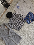 ZESTAW REEBOK RESERVED MARKS &SPENCER 140 koszula szlafrok 4 szt stan bdb+