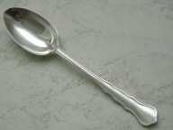 # Piękna srebrna łyżeczka do kawy #