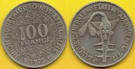 AFRYKA 100 FRANCS 1975 R.