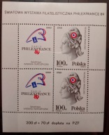 Polska Fischer blok 138** Wystawa Filatelistyczna "Philexfrance '89" nr 85
