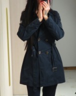 WINDFIELD płaszcz granatowy denim używany bdb r.S/M