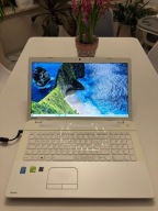 Duży Laptop biały Toshiba C75-A 17,3 " i5, nVidia, 8 GB, 128 GB SSD