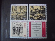 DDR Mi. 1655-58** 100 rocz. Komuny Paryskiej