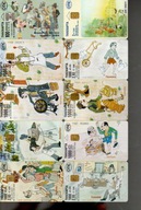 Grecja. 50 greckich kart telefonicznych chipowych z zużytych-14