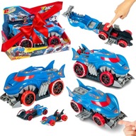 T-RACERS SHARK SQUAD LAUNCHER WYRZUTNIA AUTEK REKIN ZESTAW 2 POJAZDY SUPER