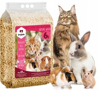 ŻWIREK DLA KOTA DREWNIANY PODŁOŻE NATURALNY DLA KRÓLIKA GRYZONIA