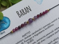Baran. Bransoletka, kamienie.