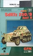GPM 301: Sd.Kfz. 250/9 Ausf.A +wręgi+detale+gąsienice