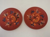 Rzeźba DREWNIANY TALERZ DO POWIESZENIA BOHO FOLK skandynawski