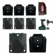 Zestaw uchwytów 3x narzędzie 3x bateria PARKSIDE