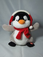 Maskotka świąteczna tańczący śpiewający pingwinek