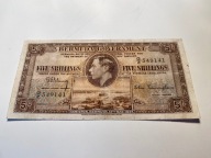 Bermudy - 5 szylingów - 1937