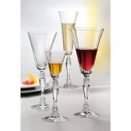 Kieliszki do wina czerwonego wody 300 ml Viktoria Bohemia Crystal 6szt 23cm