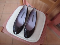 Eleganckie skórzane balerinki Made in Italy - 37/24 cm !!