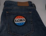 Naszywka Haftowana LOKI NA PREZYDENTA (Vote Loki) – 7,5 cm