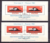 BLOK 29 I i II - WYSTAWA FILATELISTYCZNA INTERMESS II - KASOWANE