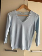 36 S 34 XS sweter Marks & Spencer błękitny jasno niebieski