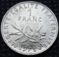 *FRANCJA [0103] *1 Frank 1973 signatura O.Roty