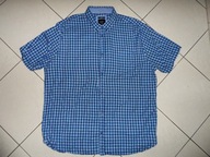 NIEBIESKA JAK NOWA SLIM KOSZULA r XXL 45 46 kratka