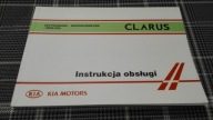 KIA CLARUS Instrukcja Obslugi Ksiazka 1997 PL POLSKA
