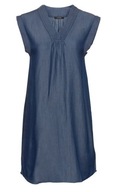 SUKIENKA DAMSKA Z LYOCELLU JEANS NAVY 34 ESMARA