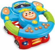 INTERAKTYWNA KIEROWNICA GRA ŚWIECI SAMOCHODOWA ZABAWKA SYMULATOR EDUKACYJNA