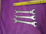 klucze płaskie dwustronne bez nazwy 8-10 10-12 12-14 zestaw 3szt