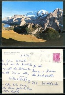 K21634)Wlochy: Marmolada, Panorama, wyslany 1970