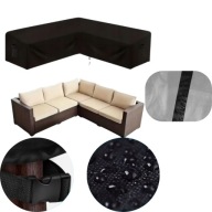 POKROWIEC OGRODOWY NA MEBLE NAROŻNIK 250X250X100 WODOODPORNY GRUBY MOCNY