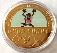 DIABEŁ TASMAŃSKI, KRÓLIK BUGS, BAJKI DISNEYA DLA DZIECI, 40 MM, KOLOR !!!