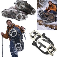 MOCNE RACZKI 40-45 NAKŁADKI NA BUTY KOLCE ŁAŃCUCHY 18 ZĘBÓW KOLCÓW