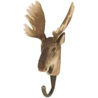 WILDLIFE GARDEN WIESZAK DREWNO WOOD UNIKAT danish design HAND MADE RENIFER